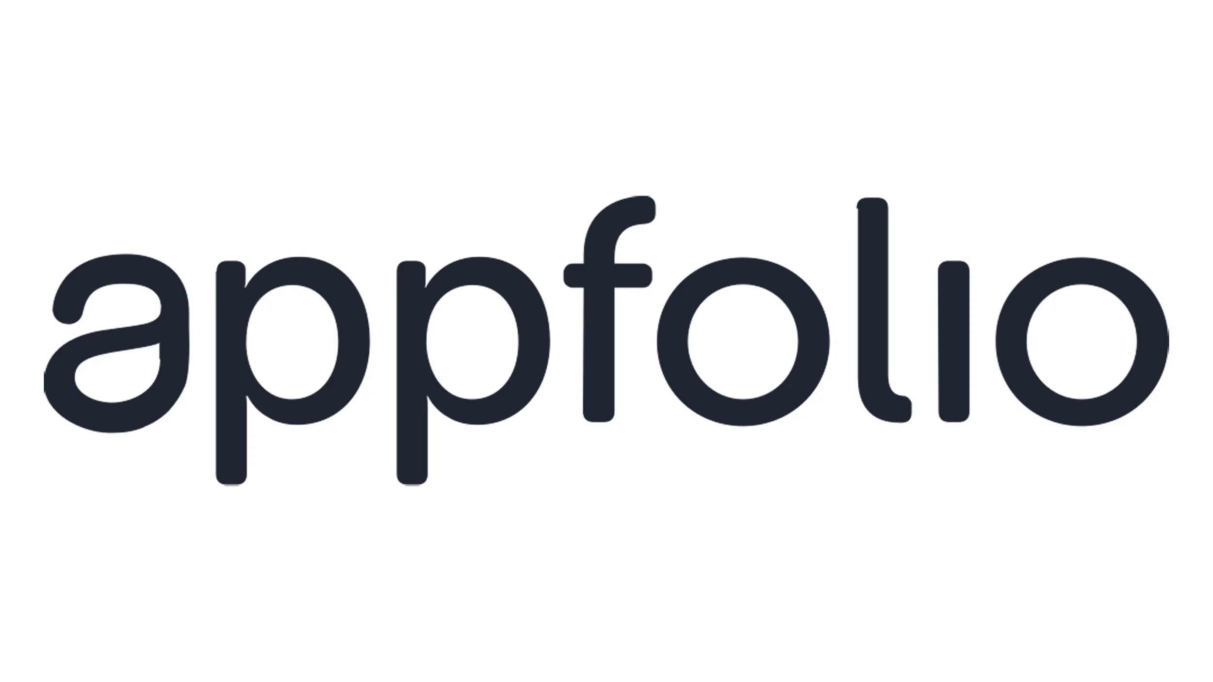 The word 'appfolio' written in lowercase black text on a white background.