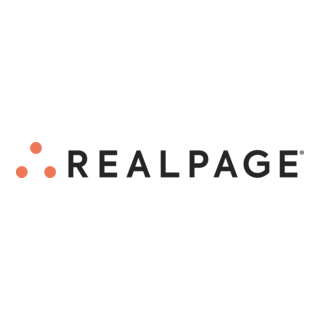 Logo of RealPage including dots and text.