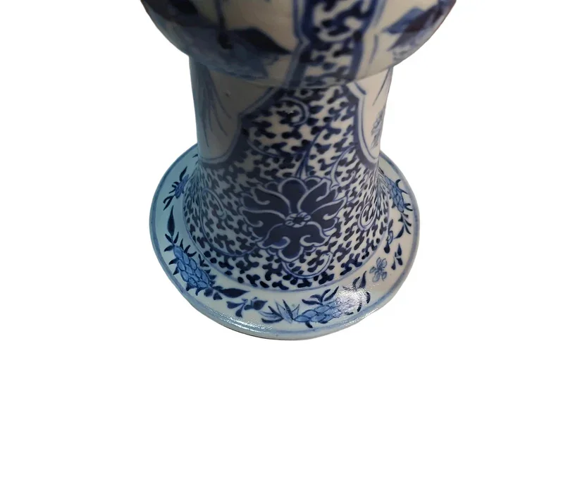 Chinese Kangxi Style 19th Century Chinese Vase & Carved Stand-Antiques-20260211_205656.webp