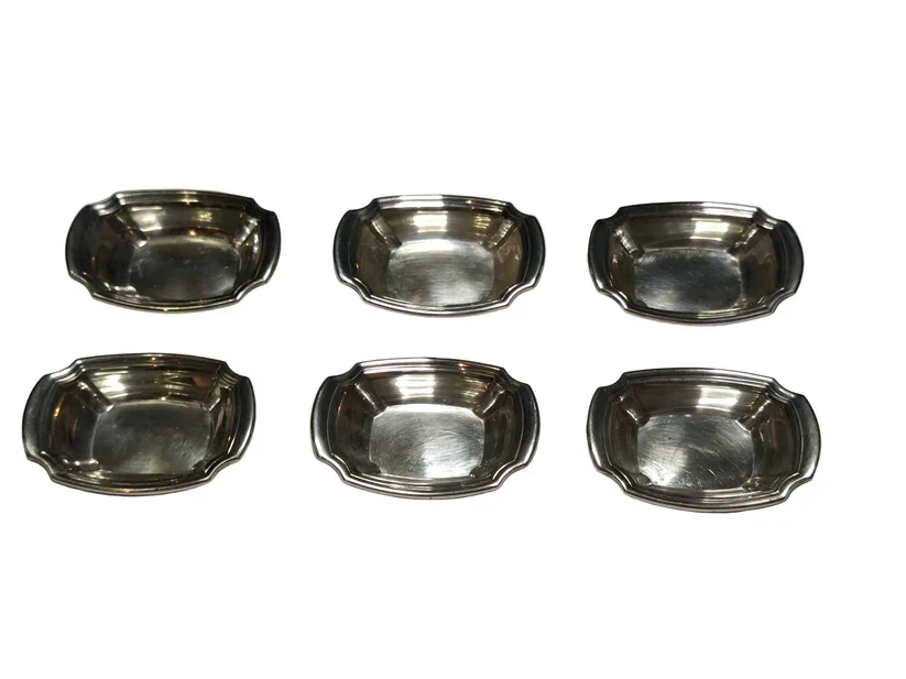 Whiting Sterling Silver Bowl Set - Set of 6