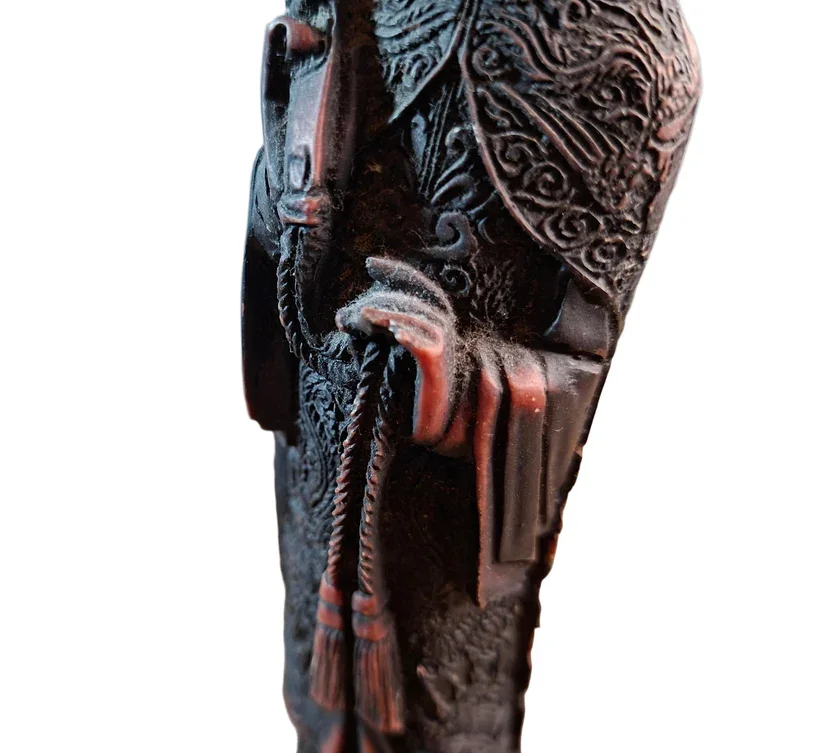 Carved Resin Guan Yin Statue Figure