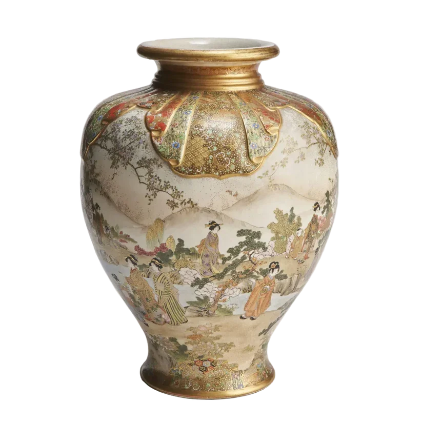 The Meiji period (1868-1912) is considered the golden age of Satsuma porcelain. During this time, the quality of production increased even further