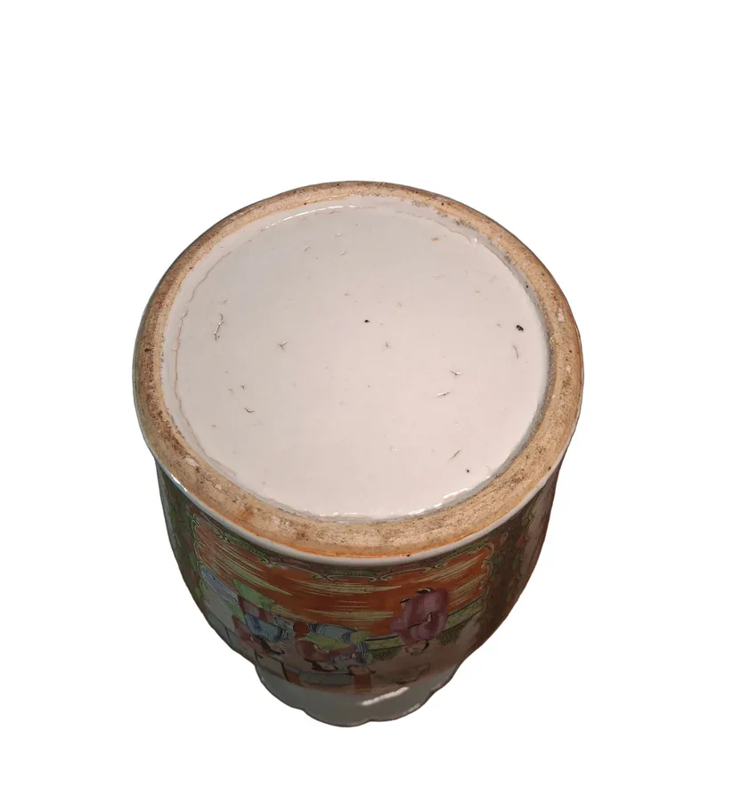 bottom of a Cantonese Porcelain Vase, Famille Rose 19th century