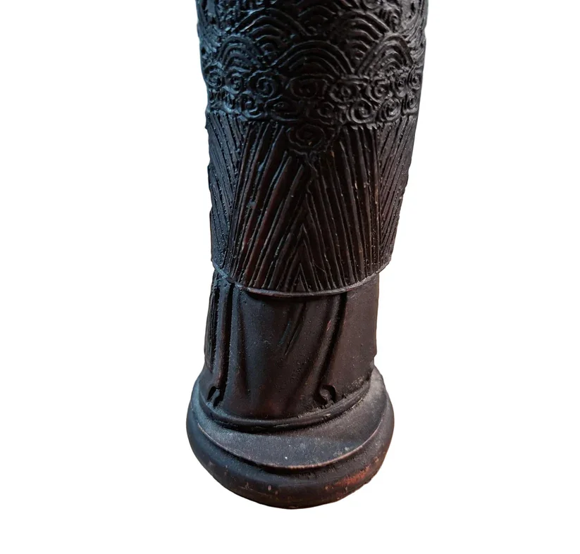 Base of a Vintage Chinese Carved Guan Yin Statue Figure