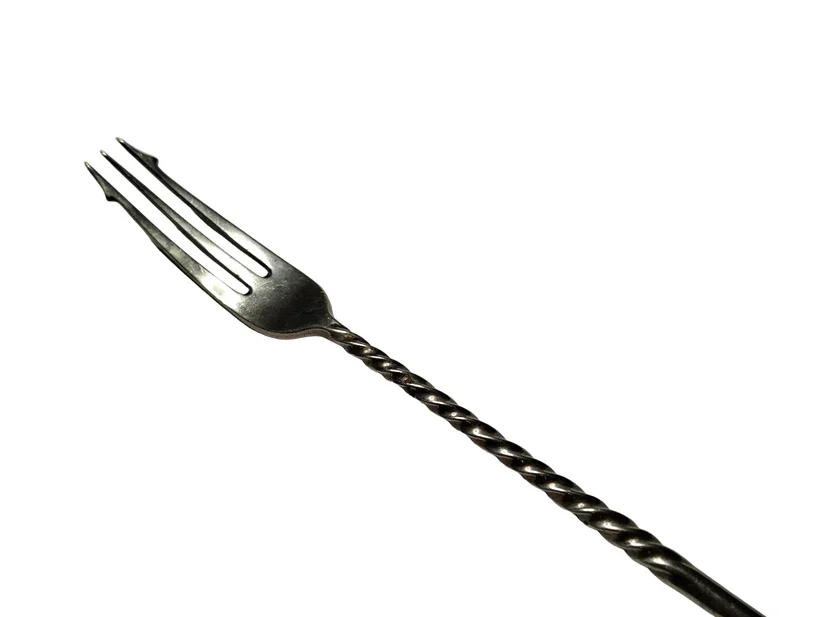 Antique 1901 Hillard & Thomason Silver Pickle Fork