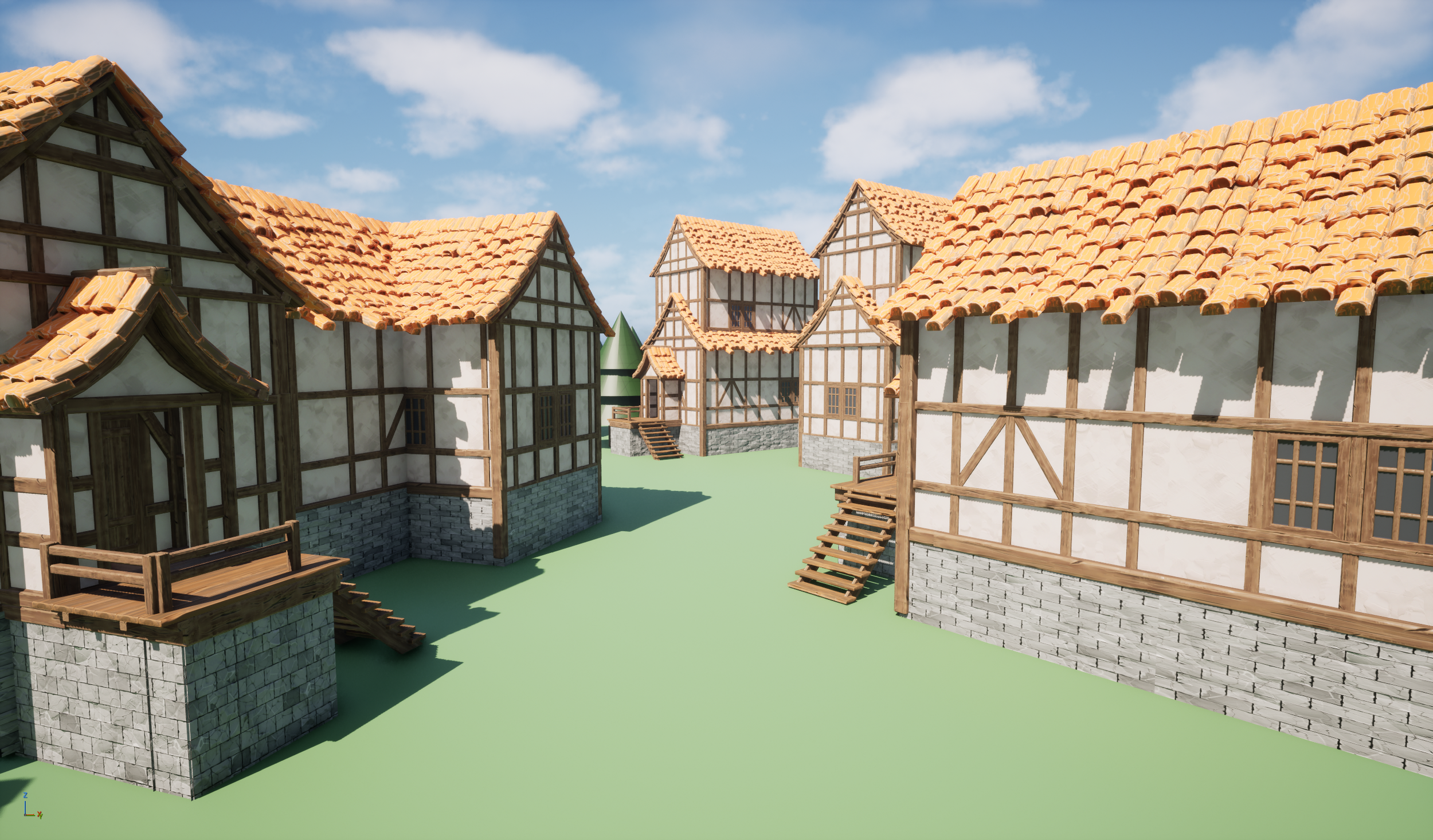 Mythbound level design in-engine screenshot