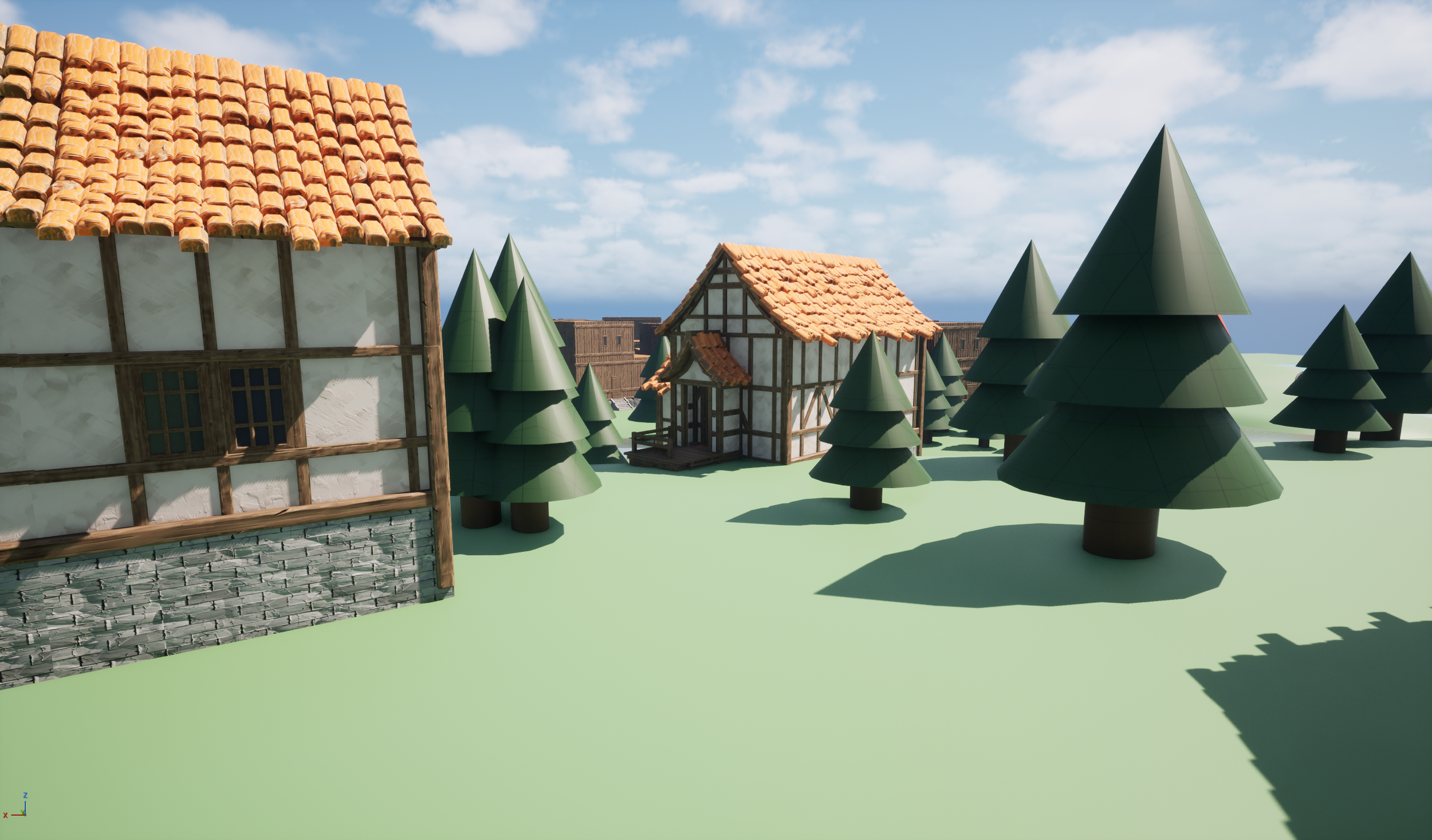 Mythbound level design in-engine screenshot