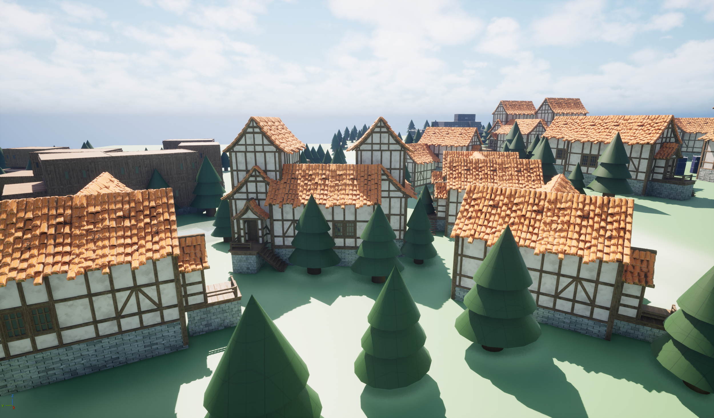 Mythbound level design in-engine screenshot