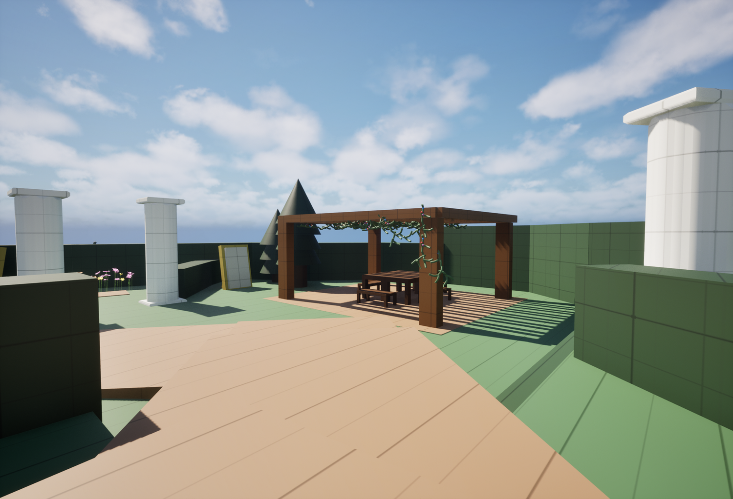Garden of Mirrors blockout screenshot