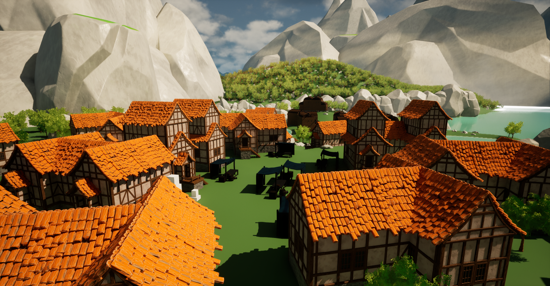 Mythbound level design in-engine screenshot
