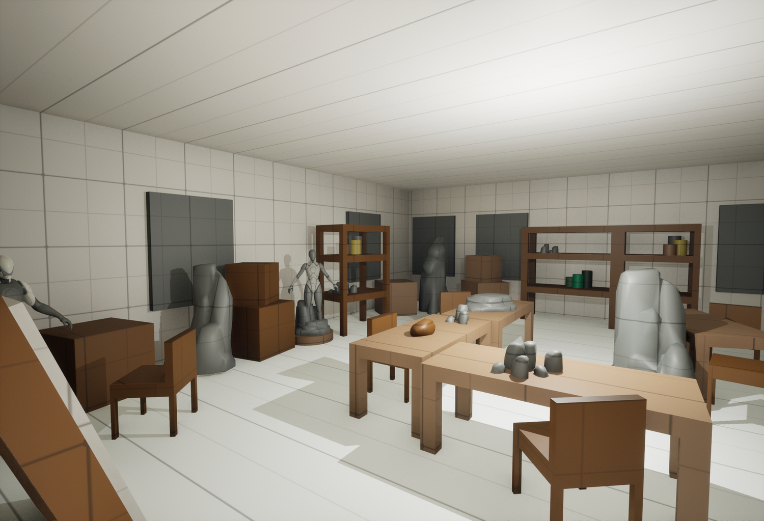 Garden of Mirrors blockout screenshot
