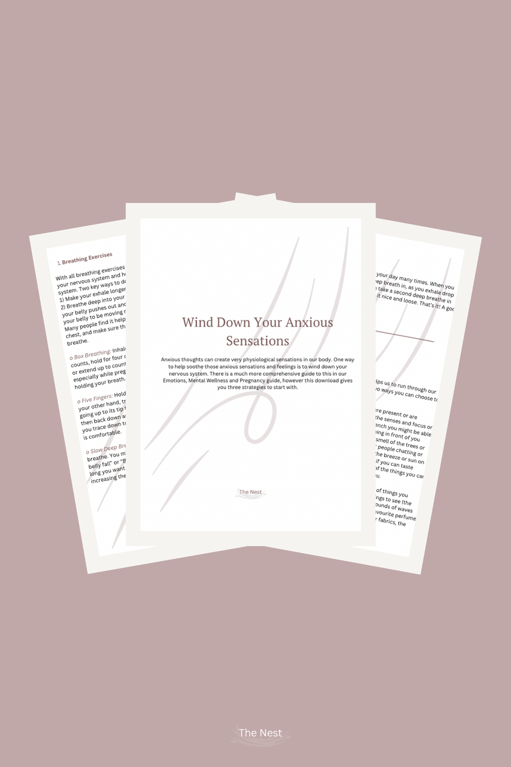 Wind Down Anxious Feelings