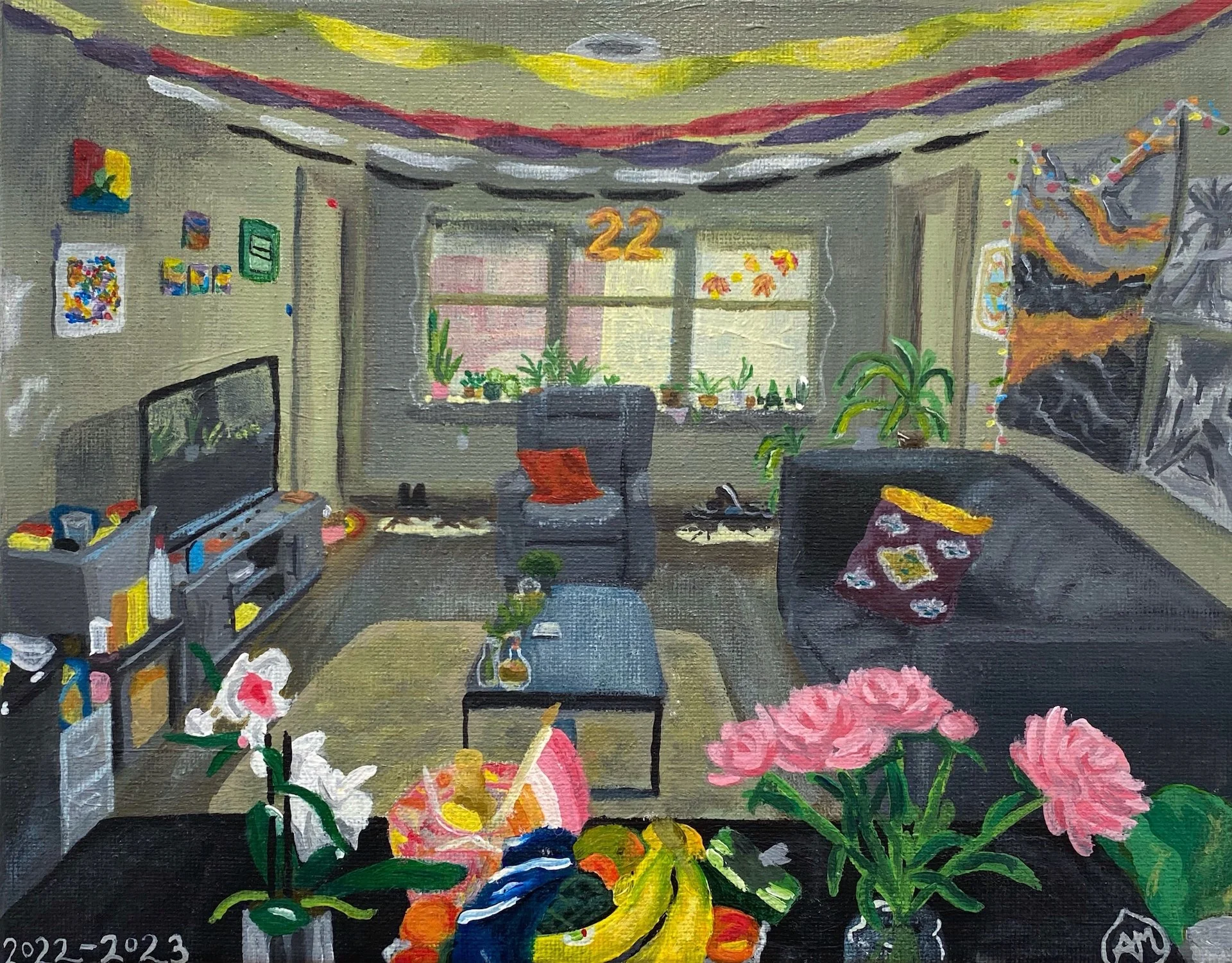 The Domain, 2023, Acrylic on Canvas, 8 x 10 in.
