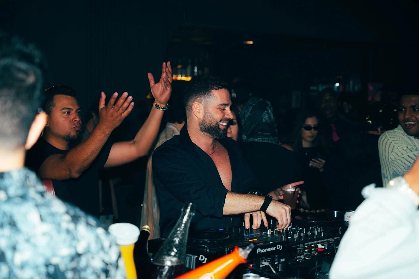 Crowd at Twins Nightclub