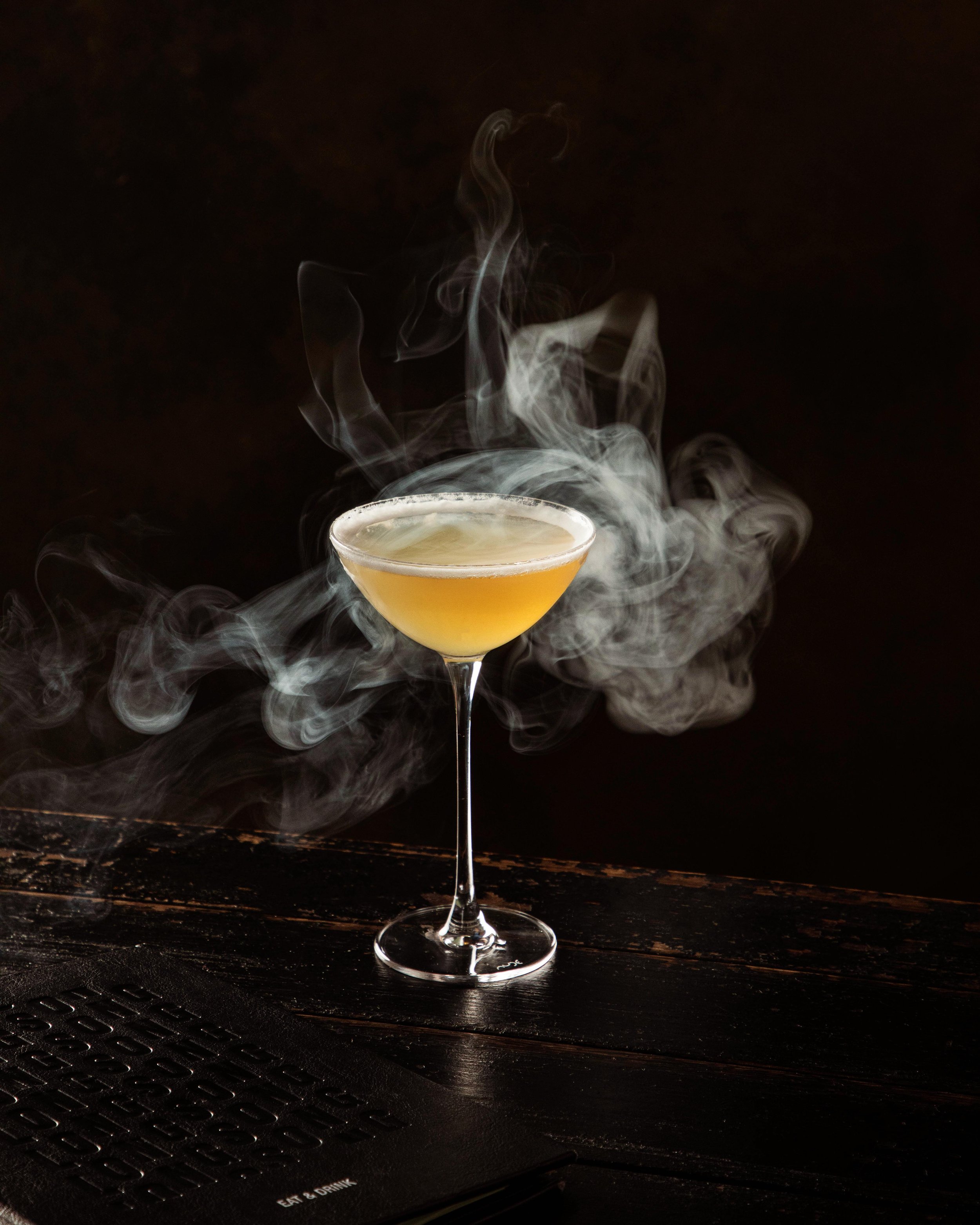 A Longsong cocktail with theatrical elements.