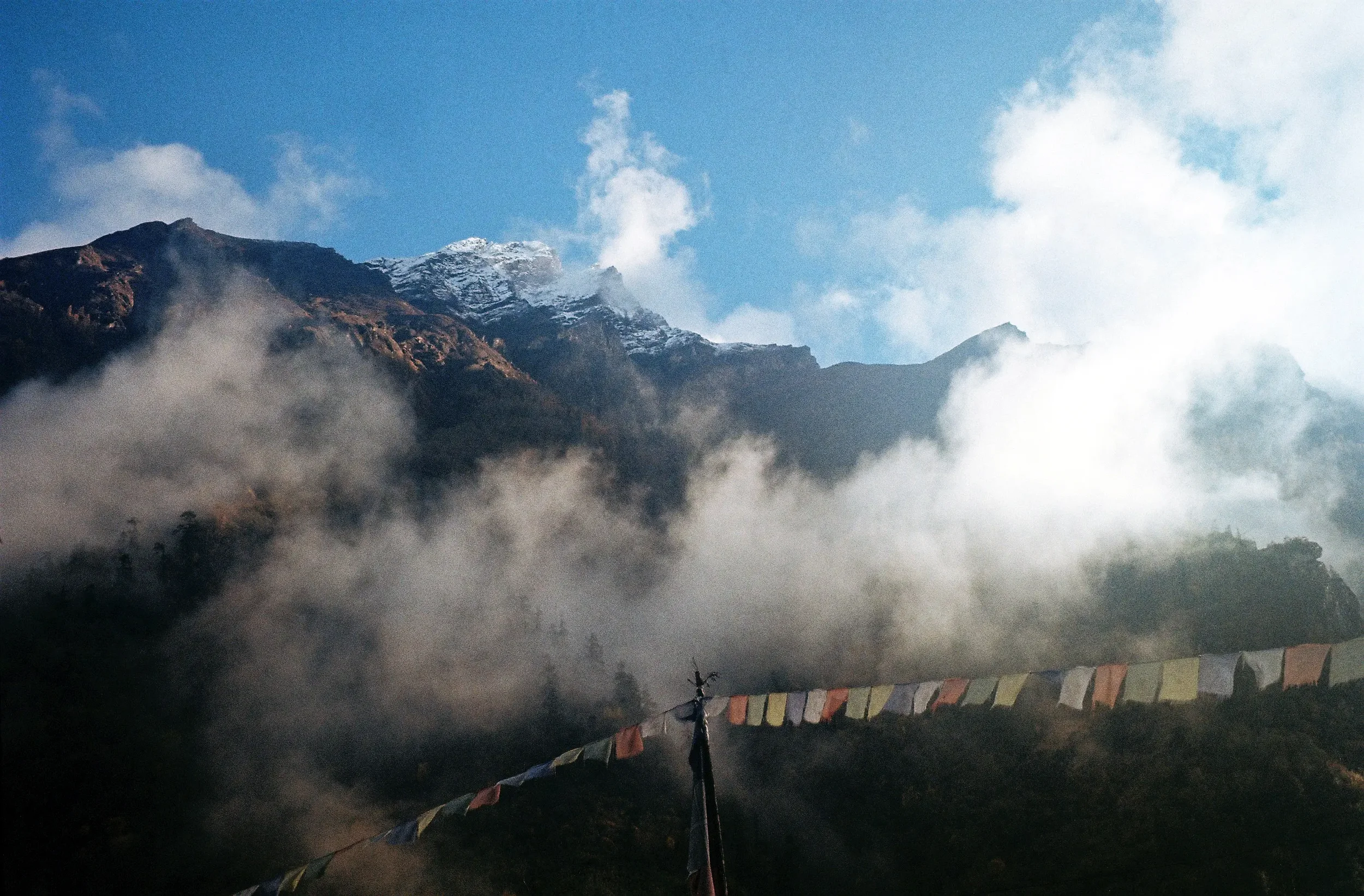 Himalayan mountain views Langtang