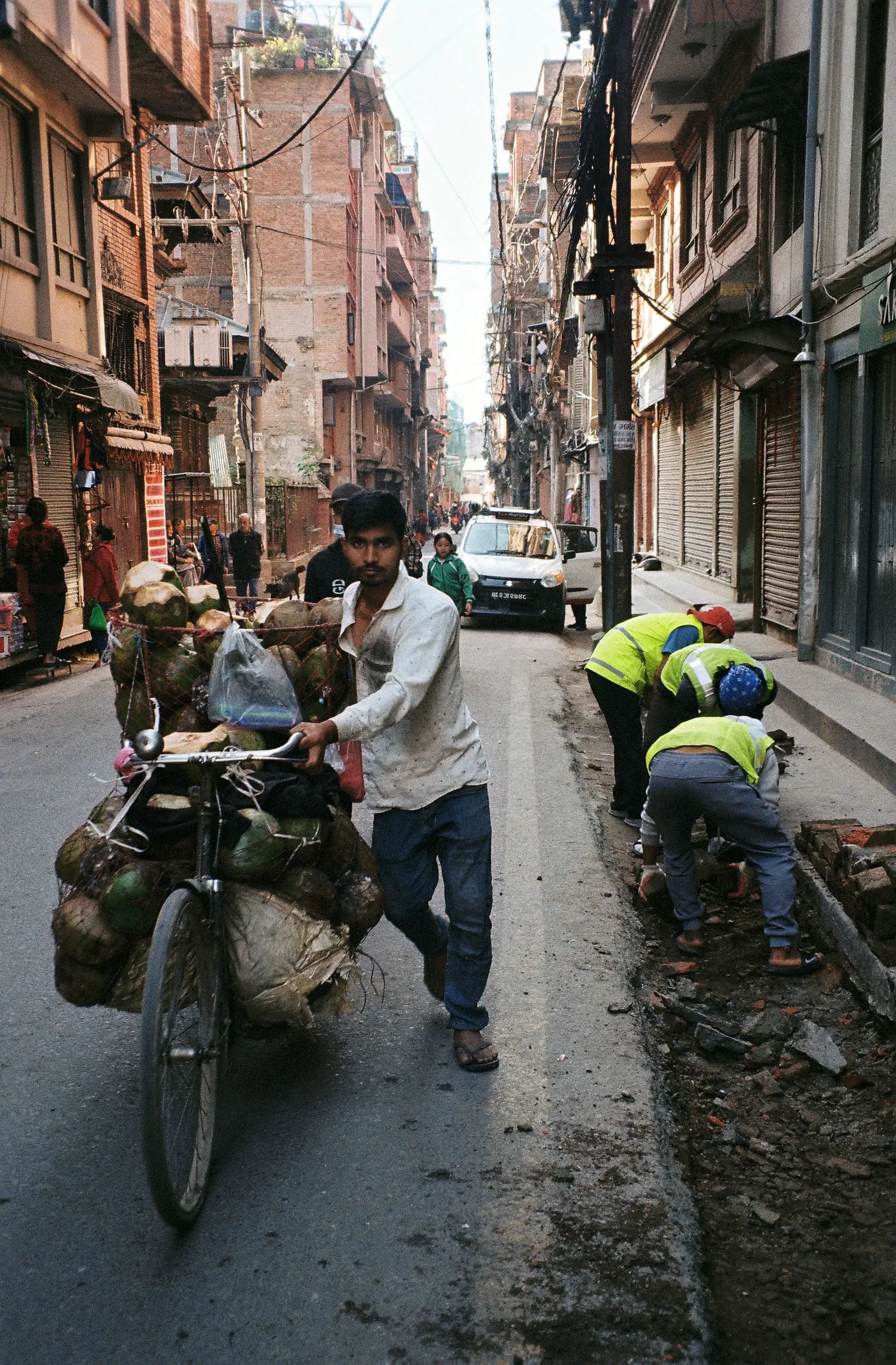 Streets of Kathmandu, Nepalese Local