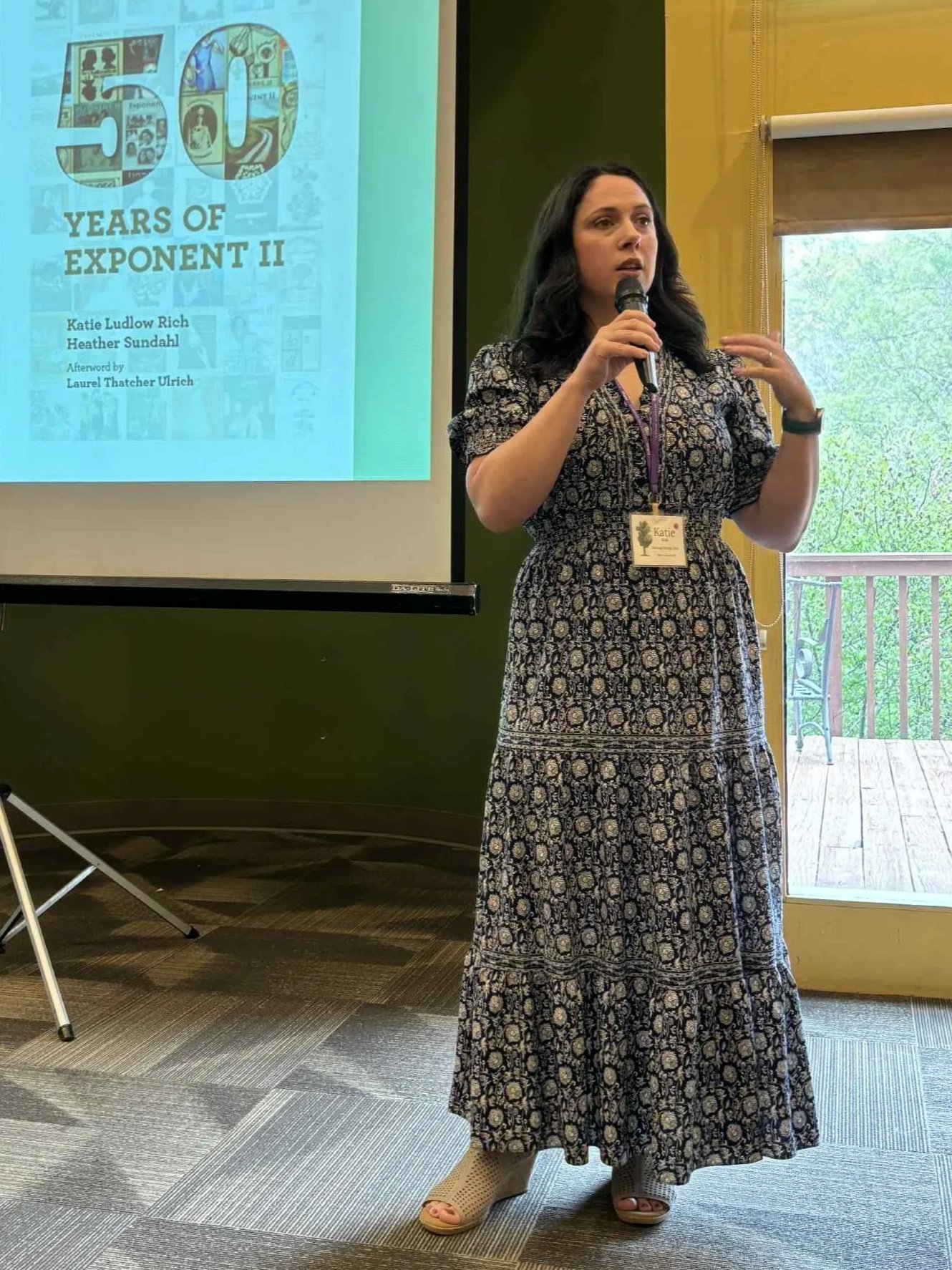 Keynote Speaker Katie Ludlow Rich presenting "Reclaim Your Voice: A Historian's Guide to Identity and Connection"