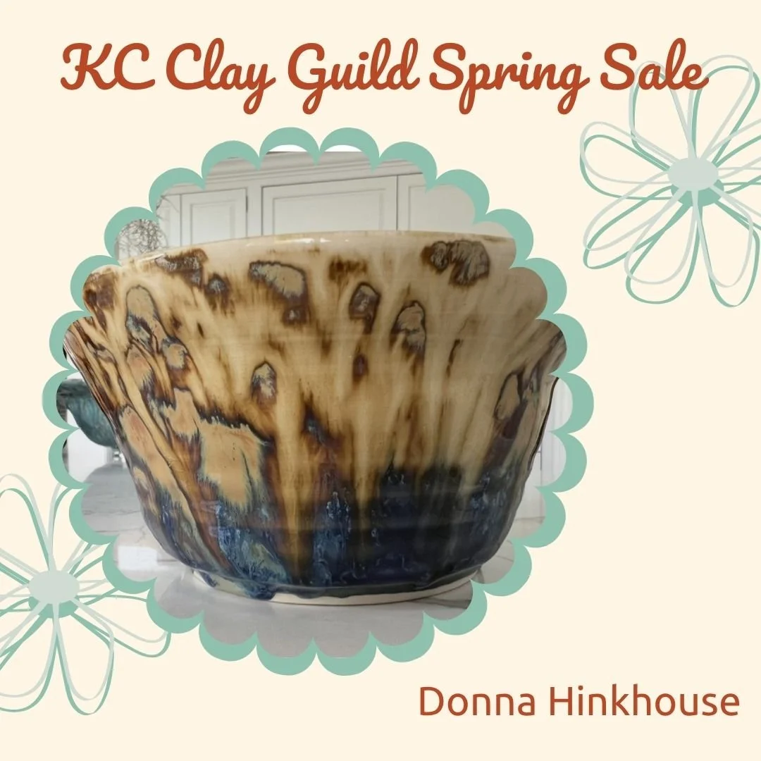 spring sale artist highlight
Donna Hinkhouse
I discovered ceramics by purchasing a lesson on Groupon and used it to take a handbuilding class taught by Joey, 8 years ago. I loved it and then took a wheel class with Alex. I have always done craft&hell