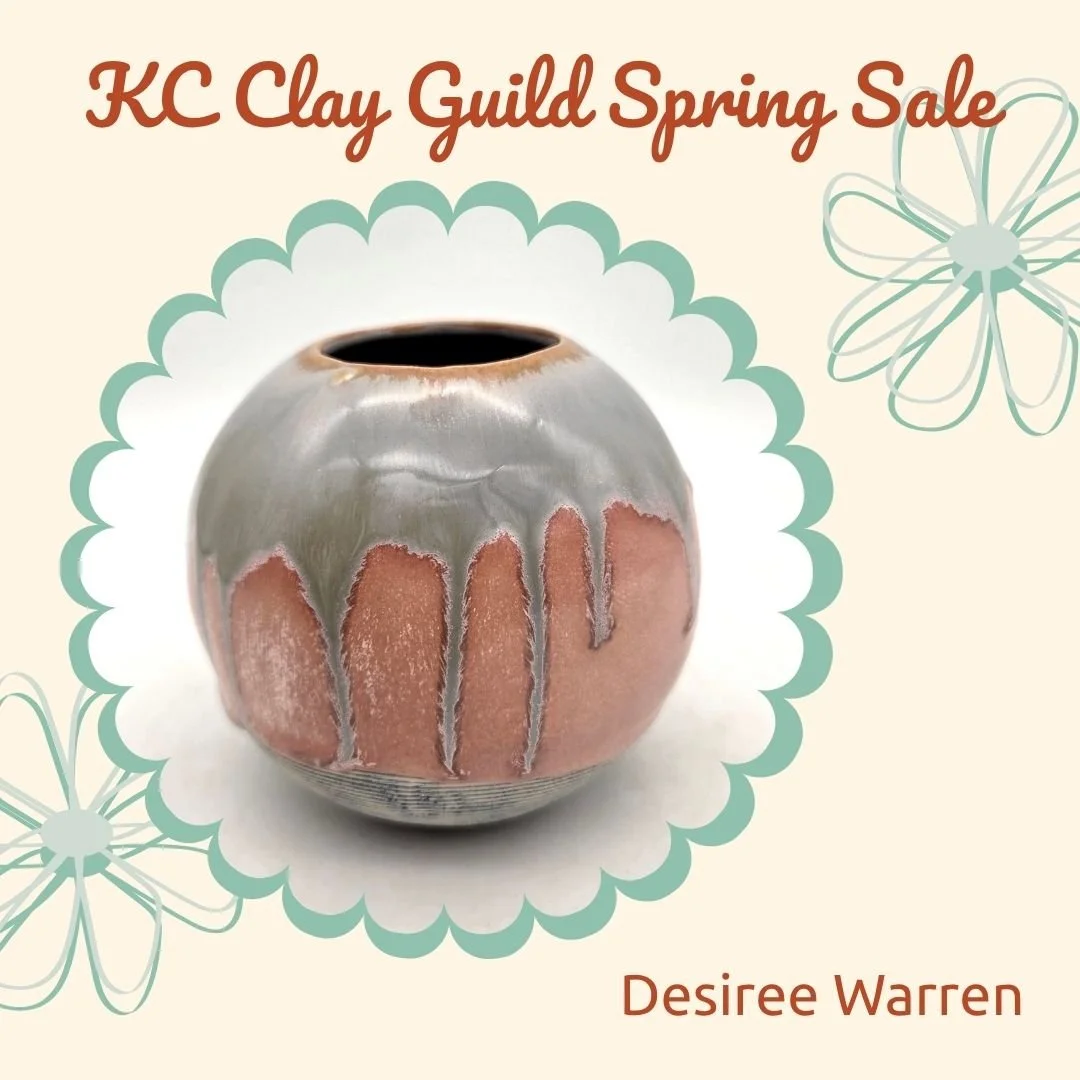 Spring sale artist highlight
Desiree Warren

Desiree Warren
@eightyacresart 
received a BFA in Sculpture from the University of Kansas in 2005. While there she learned the basics of ceramics, but didn't
start making and selling work in that medium fo
