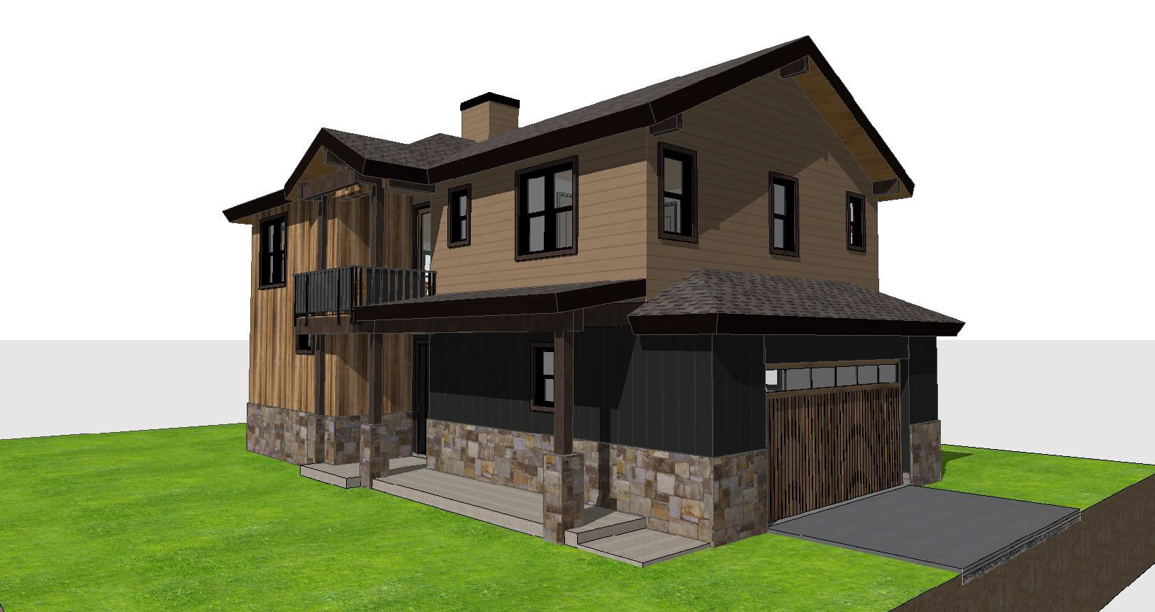 End Garage • Entrance View