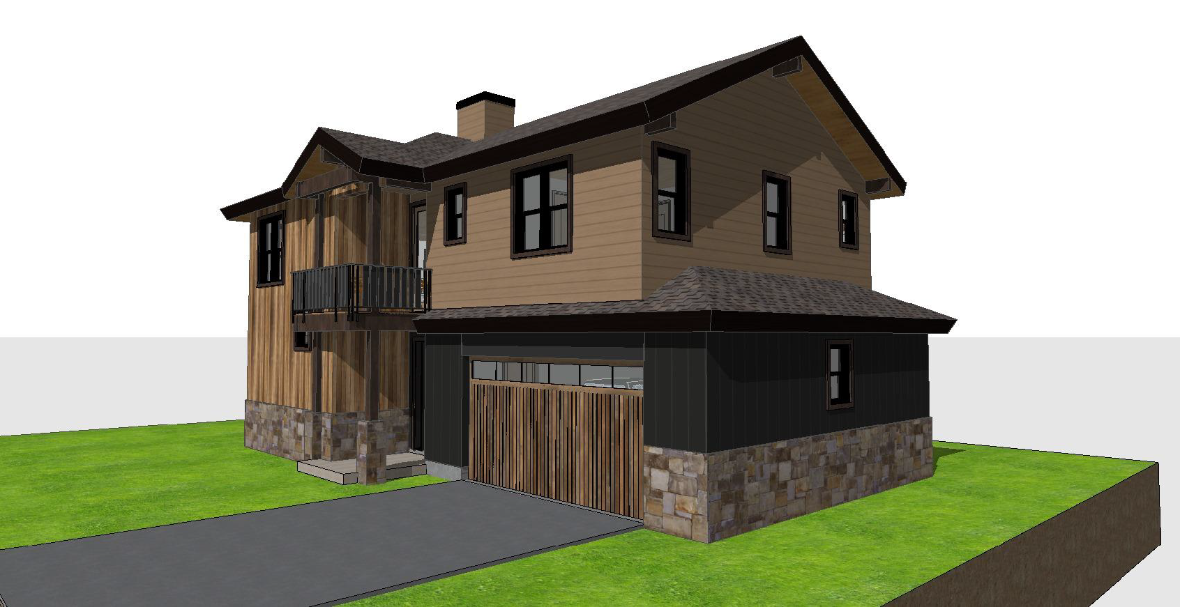 Side Garage • Entrance View