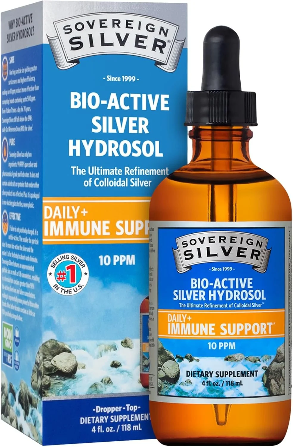 Sovereign Silver Immune Support - Colloidal Silver