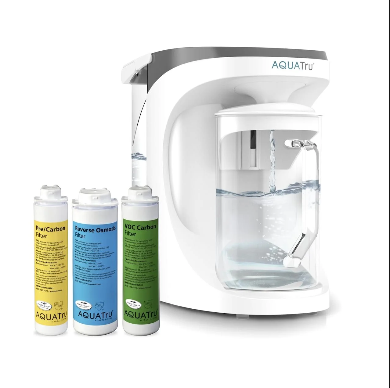 AquaTru Carafe Countertop Water Purifier
