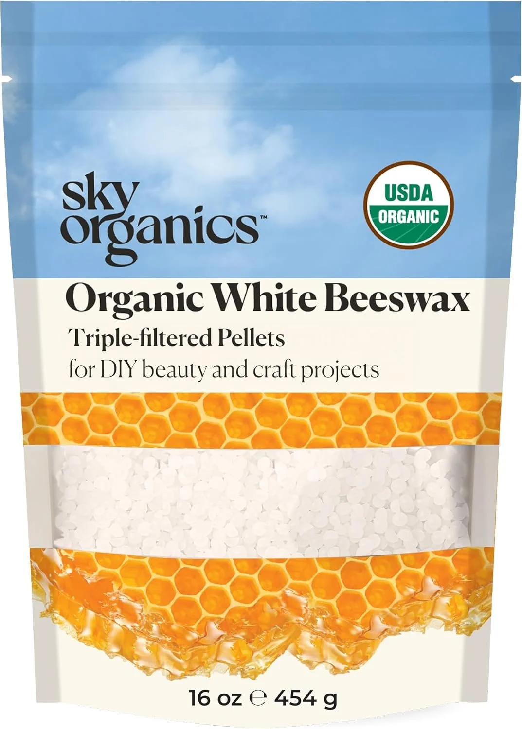 Sky Organics - Organic White Beeswax