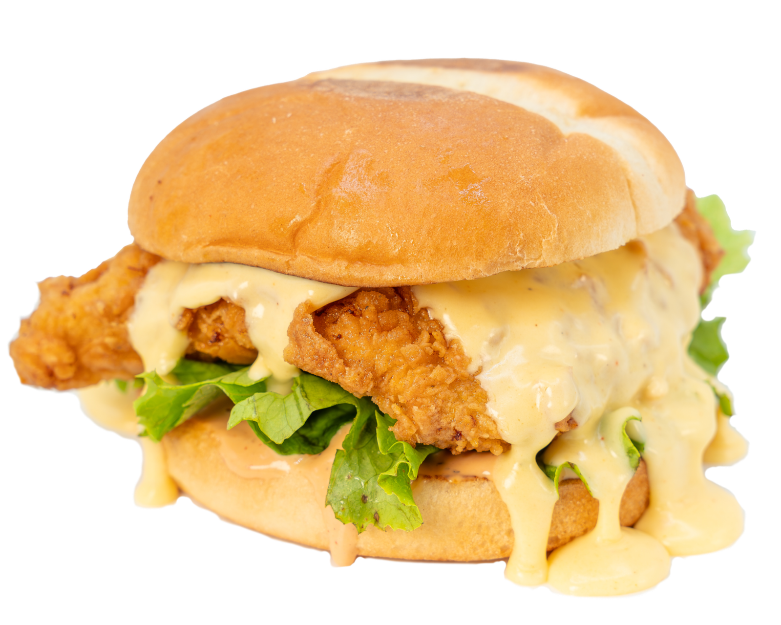 A fried chicken sandwich from Gabi's in Lincoln City, Oregon