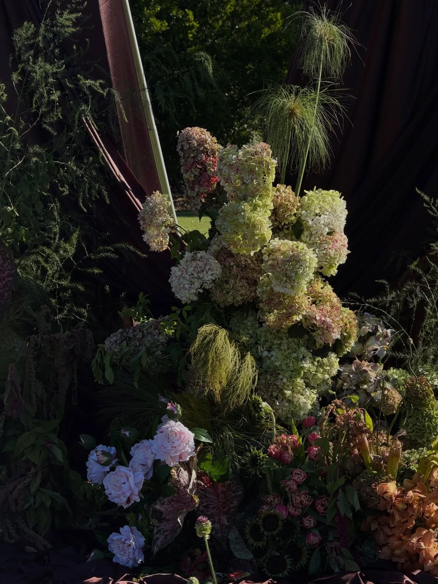 Bridal shoot brief: elegant &amp; chic. The team nailed it!

VENUE @ravensthorpe.estate 
FLORALS @theflowerpursuit 
DRAPERY @thefabricalchemist_ 
PHOTOGRAPHER @leannedoylephotography 
CONTENT @thenandtherediaries 
EVENT PLANNER @eventsbysarahandbrook