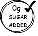 Zero Sugar chocolate made with carefully selected ingredients.