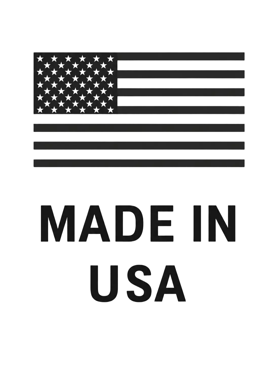 Premium zero sugar chocolate proudly made in the USA.