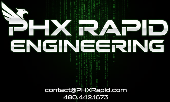 Precision CNC Machining and Professional 3D Printing Services in Phoenix, AZ. Contact: contact@PHXRapid.com | 480.442.1673