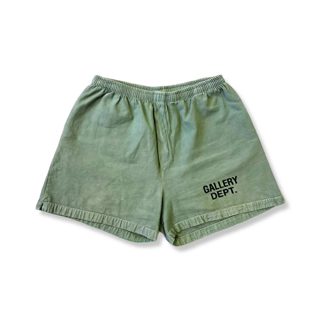 Gallery dept green sweatshorts (XL)