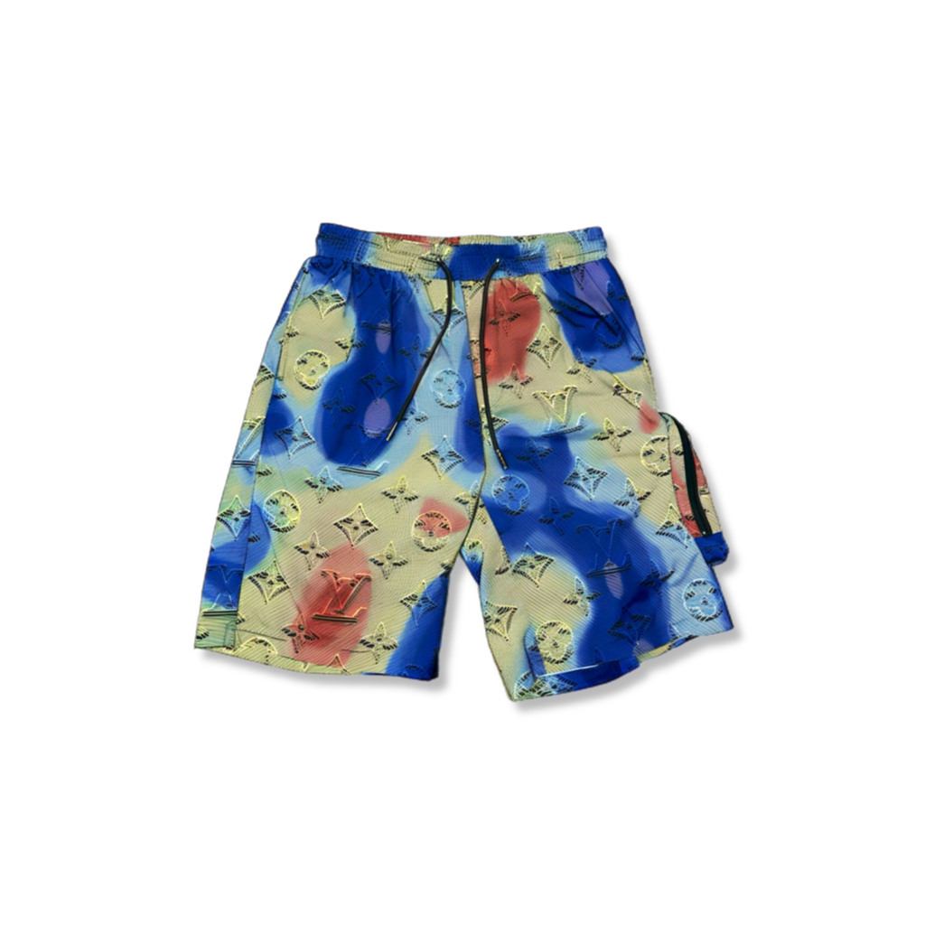 LouisVuitton heat map swim shorts (L)