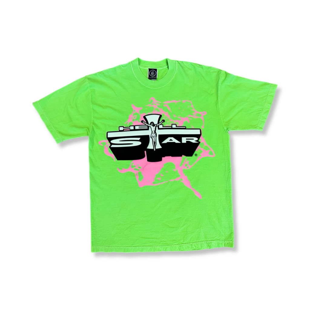 Hellstar neon cross tee (L)