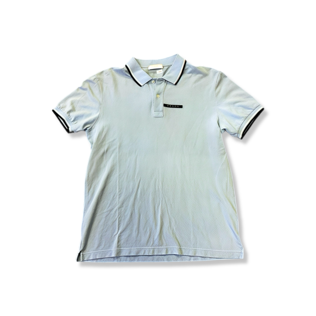 Prada Blue polo (L) Fits M