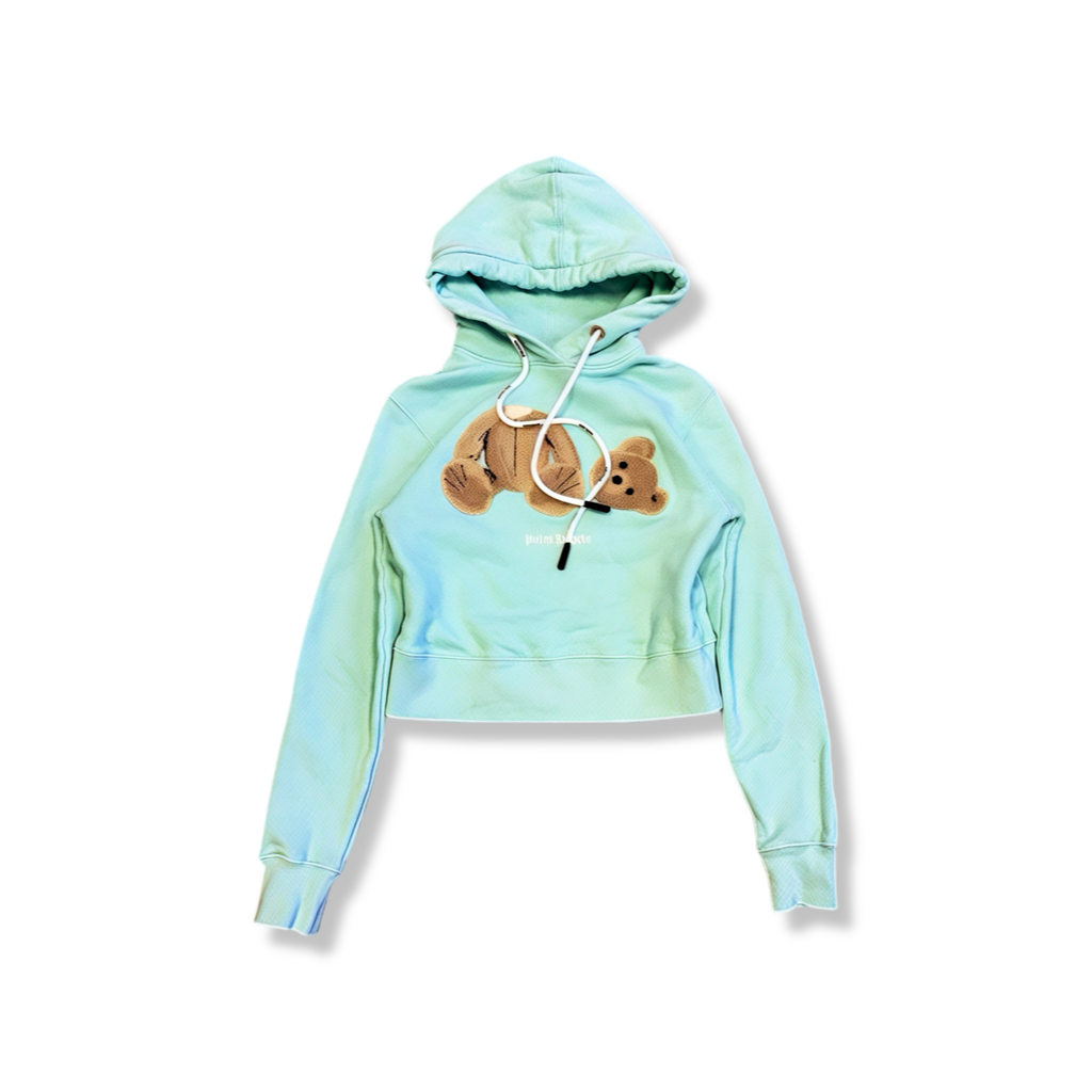 Palm Angels teal teddy tee (XXS)