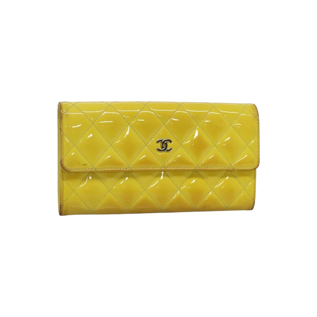 Chanel Patent long wallet