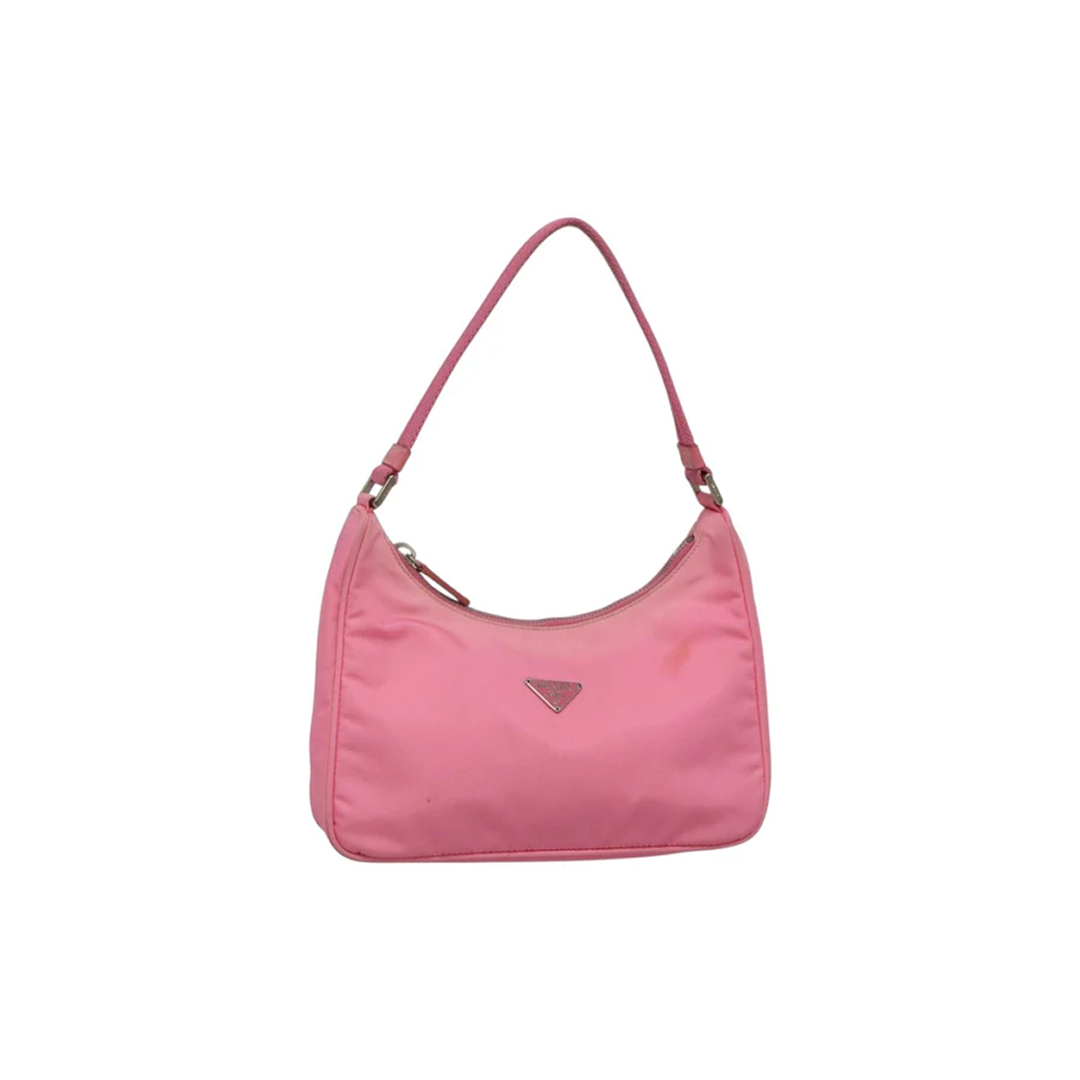 Prada Nylon Accessory shoulder pink bag