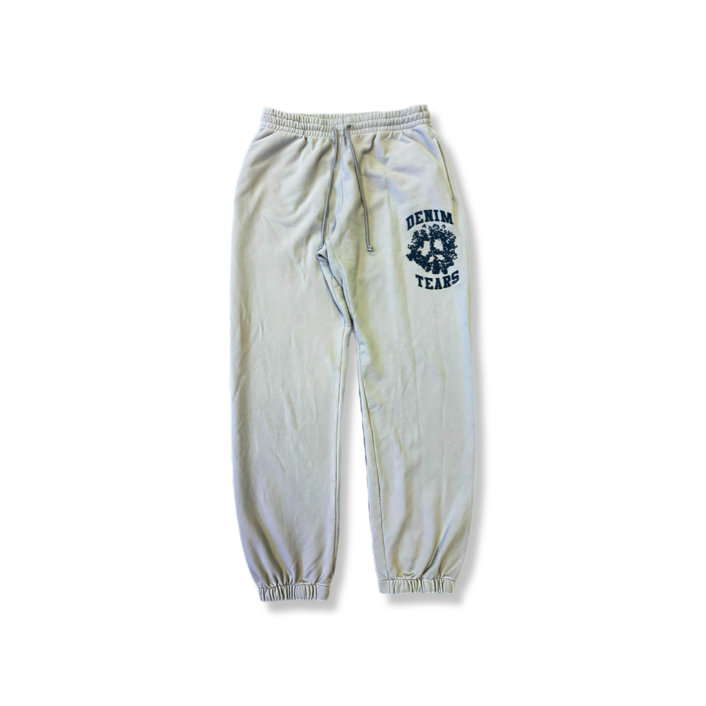 Denim tears gray logo sweats NEW (XXL)