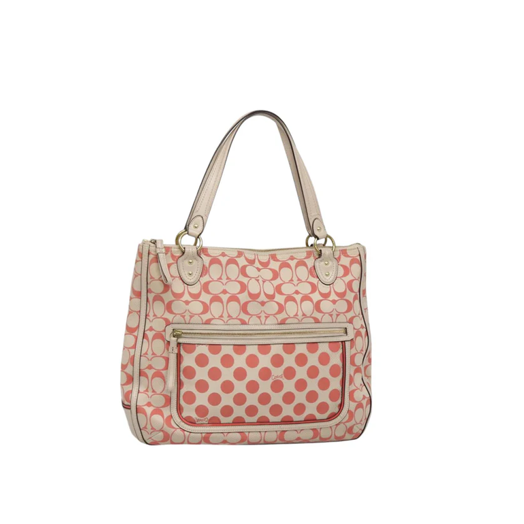 Coach signature tote bag