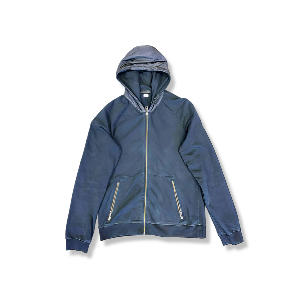 Prada black hoodie (L) Fits S
