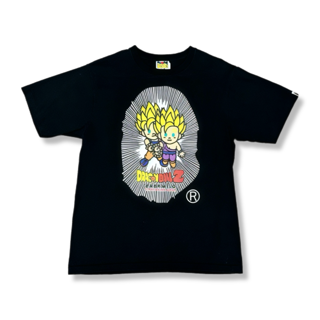 Bape x Dragon Ball Z Goku + Gohan tee (M)