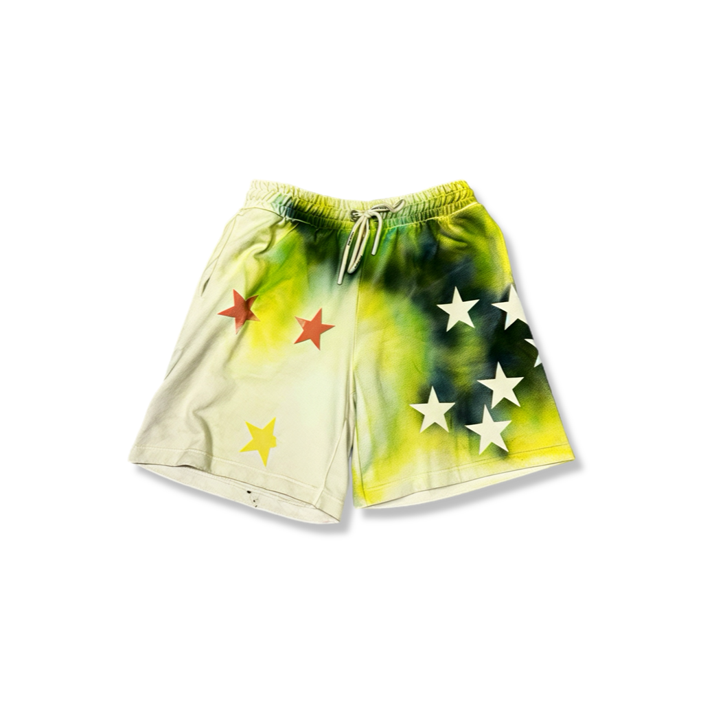 Palm Angels sprayed stars shorts (M)