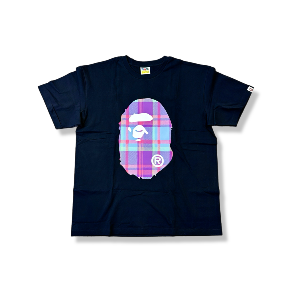 Bape plaid big head tee NEW (2XL)