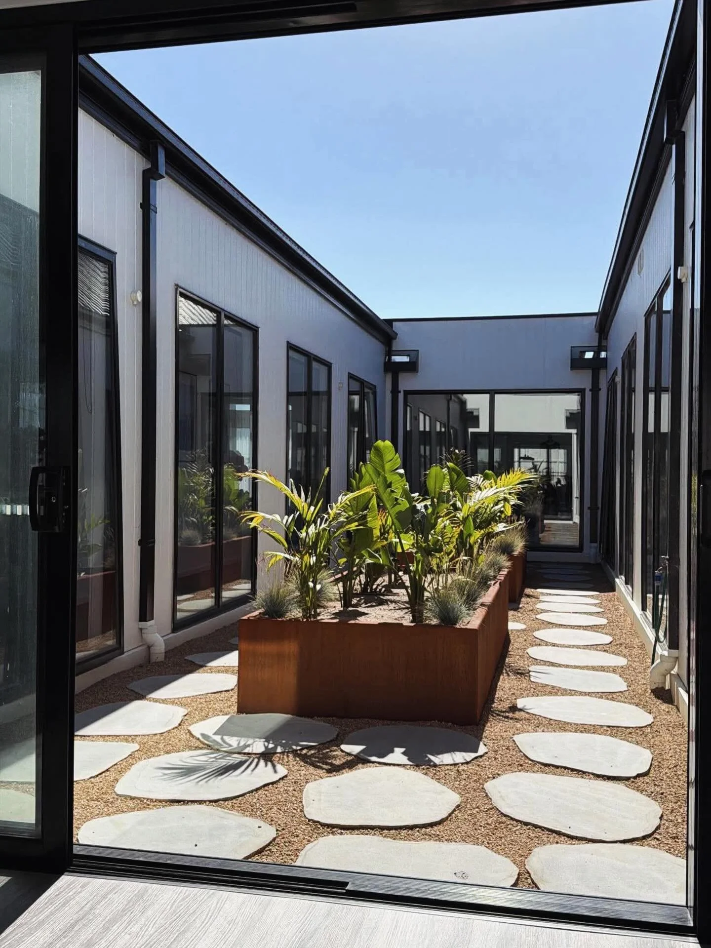 Durable, modern Corten steel planter boxes that develop a beautiful rusted patina over time&mdash;perfect for adding a bold, low-maintenance statement to any garden or outdoor space. 🪴