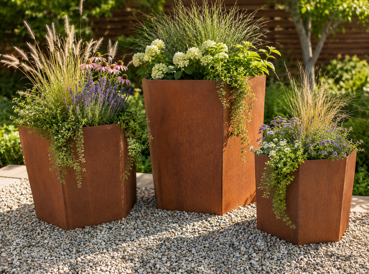 Hexagon Planter Boxes