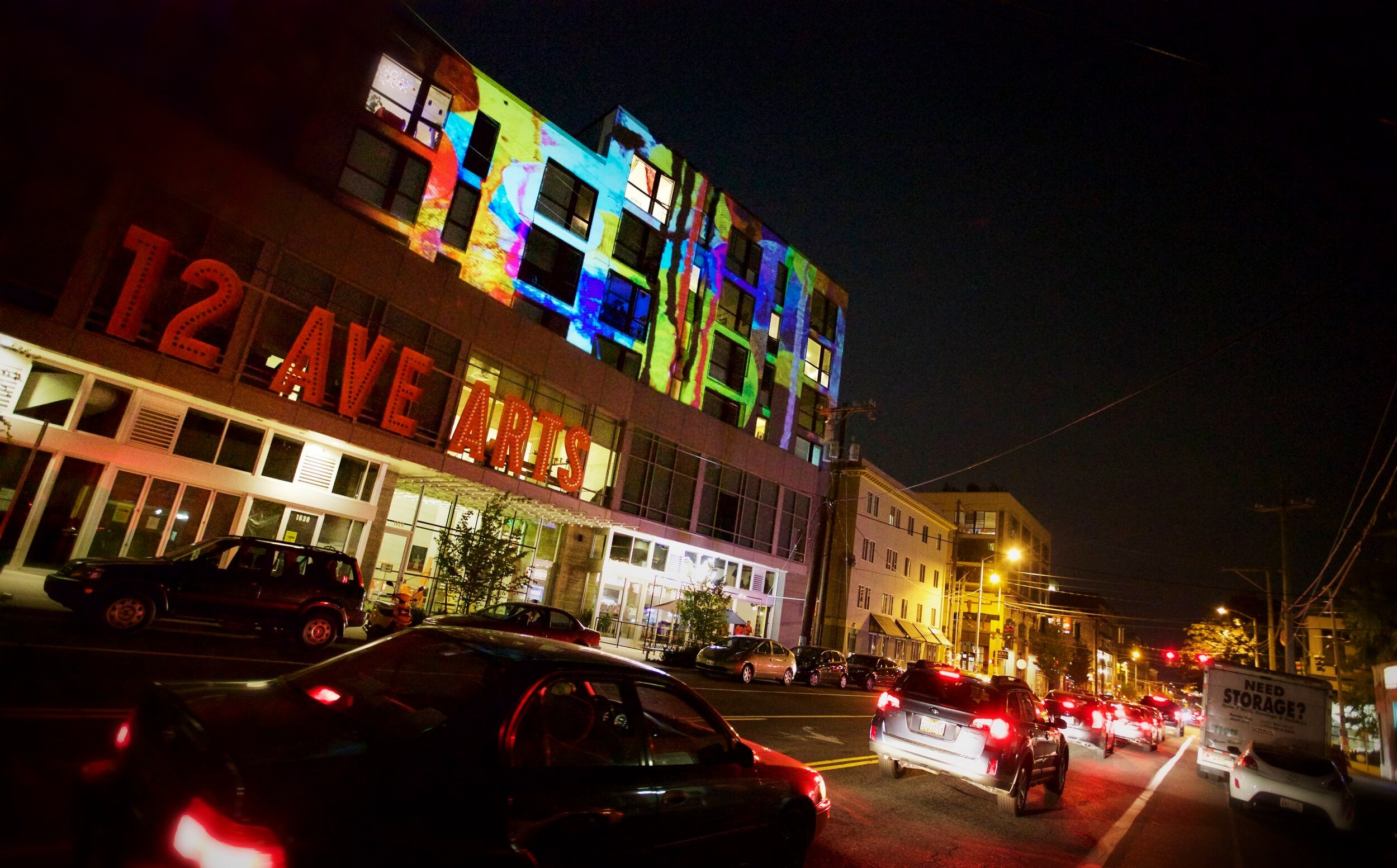 Lumenarius 12th Ave Arts CEnter Capitol Hill Seattle Architectural Projection Mapping Video